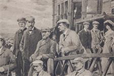 Life Association of Scotland Surviving Open Champions As of 1905 Michael Brown Print On Board