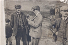 Life Association of Scotland Surviving Open Champions As of 1905 Michael Brown Print On Board