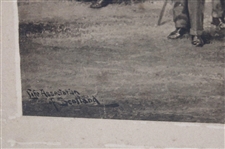 Life Association of Scotland Surviving Open Champions As of 1905 Michael Brown Print On Board