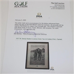 1917 W. Dendy Stadler & James Dobie Two (2) Golfers Print - Framed