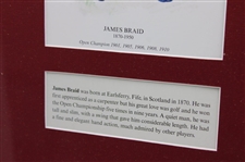 James Braid, Harry Vardon & John Henry Taylor Presentation Piece Presented To PGA Of America
