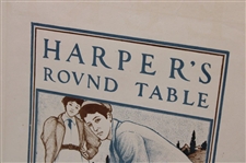1890's 'Harper's Round Table - Christmas' Cover by Maxfield Parrish