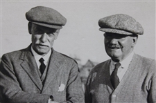 Willie Auchterlonie & Sandy Herd C.M. Cowie St Andrews Photo On Board