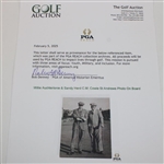 Willie Auchterlonie & Sandy Herd C.M. Cowie St Andrews Photo On Board
