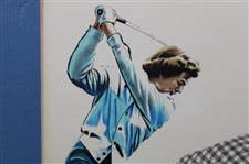 Babe Zaharias J. McQueen Original Sketch Portrait On Board