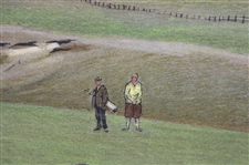 Artist Cecil Aldin Ltd Ed North Berwick Golf Course Original Color Lithograph