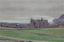 Artist Cecil Aldin Ltd Ed North Berwick Golf Course Original Color Lithograph