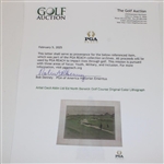 Artist Cecil Aldin Ltd Ed North Berwick Golf Course Original Color Lithograph