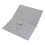 2000 Masters Amateur Dinner Menu