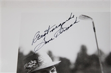 Sam Snead Signed Post Swing B & W Photo JSA ALOA