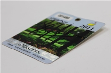 Charl Schwartzel Signed 2011 Masters Tournament SERIES Badge #Q01489 JSA ALOA