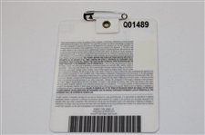 Charl Schwartzel Signed 2011 Masters Tournament SERIES Badge #Q01489 JSA ALOA