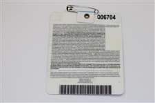 Bubba Watson Signed 2012 Masters Tournament SERIES Badge #Q06704 JSA ALOA