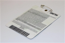 Bubba Watson Signed 2012 Masters Tournament SERIES Badge #Q06704 JSA ALOA