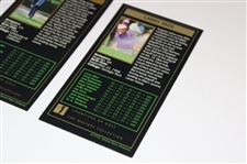 Billy Casper, Craig Stadler & Larry Mize Signed Masters GSV Golf Cards JSA ALOA
