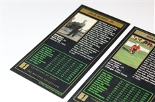 Jack Burke, Billy Casper, Tommy Aaron & Gary Player Signed Masters GSV Golf Cards JSA ALOA