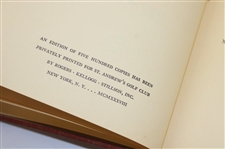  'St. Andrews Golf Club 1888-1938' First Edition Book