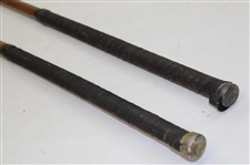 Wood Shafted 5 Mashie & 7 Mashie Niblic Irons 'Bobbys Own'