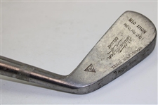 Wood Shafted Walter Hagen Stainless Steel #2 Mid Iron