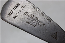 Wood Shafted Walter Hagen Stainless Steel #2 Mid Iron