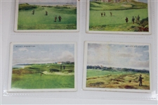 c1924 Complete Set Of Twenty Five (25) Wills's Cigarettes Golfing Course Cards