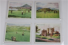 c1924 Complete Set Of Twenty Five (25) Wills's Cigarettes Golfing Course Cards