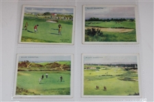 c1924 Complete Set Of Twenty Five (25) Wills's Cigarettes Golfing Course Cards