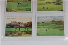 c1924 Complete Set Of Twenty Five (25) Wills's Cigarettes Golfing Course Cards