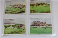 c1924 Complete Set Of Twenty Five (25) Wills's Cigarettes Golfing Course Cards