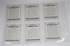 c1924 Complete Set Of Twenty Five (25) Wills's Cigarettes Golfing Course Cards