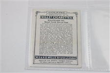 c1924 Complete Set Of Twenty Five (25) Wills's Cigarettes Golfing Course Cards
