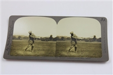 Five (5) Vintage Harry Vardon Bay State Publishing Golf Stereocards #389, #405, #406, #535 & #537