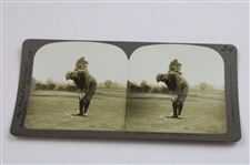 Five (5) Vintage Harry Vardon Bay State Publishing Golf Stereocards #389, #405, #406, #535 & #537