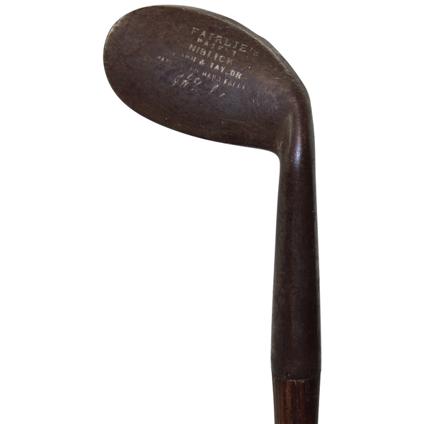 Fairlie Patent Crann & Taylor JH Taylor Smooth Face Hand Forged Niblick