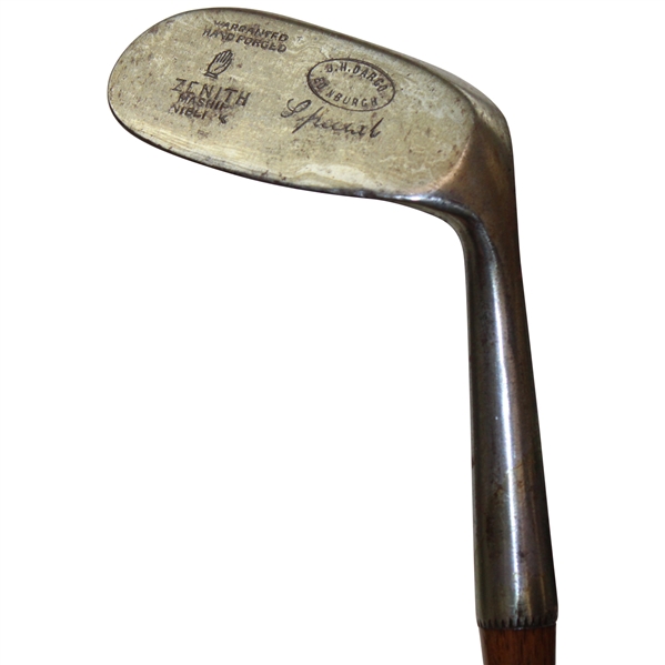 J.H Dargo Edinburgh Warranted Hand Forged Special Zenith Mashie Niblick