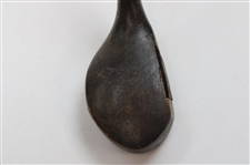 Wright & Ditson Selected Brassie with Leather Face Insert & Wright Ditson Shaft Stamp