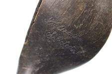 Wright & Ditson Selected Brassie with Leather Face Insert & Wright Ditson Shaft Stamp