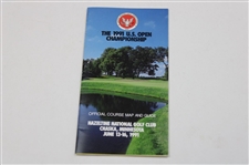 1970 US Open At Hazeltine Ticket Score Card Pairings Sheet Course Map Tony Jacklin Winner 
