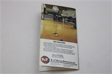 1970 US Open At Hazeltine Ticket Score Card Pairings Sheet Course Map Tony Jacklin Winner 