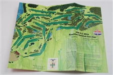 1970 US Open At Hazeltine Ticket Score Card Pairings Sheet Course Map Tony Jacklin Winner 