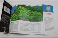 1970 US Open At Hazeltine Ticket Score Card Pairings Sheet Course Map Tony Jacklin Winner 