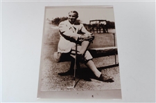 Gene Sarazen Signed Cut w/Sepia Tone Photo JSA ALOA