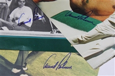 Three (3) Arnold Palmer Signed Magazine Photos JSA ALOA