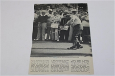 Three (3) Arnold Palmer Signed Magazine Photos JSA ALOA