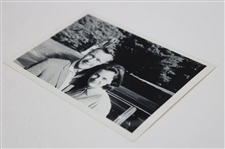 Arnold Palmer And Winnie B&W Unpublished Photograph Valley Forge Pa