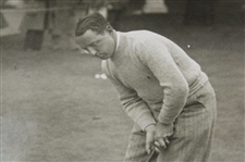 1927 Bobby Cruikshank Putting Original Photo - May 31st