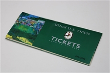2002 US Open at Bethpage Black Full Ticket Set w/Envelope - Tiger Win!