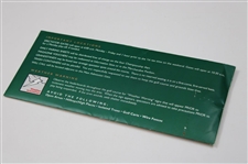 2002 US Open at Bethpage Black Full Ticket Set w/Envelope - Tiger Win!