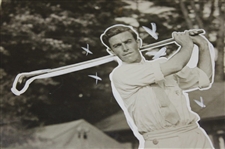Johnny Farrell B & W Post Swing Photo