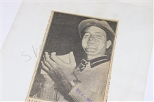 $1,500 Grin Jimmy Demaret 1940 Masters Wire Photo